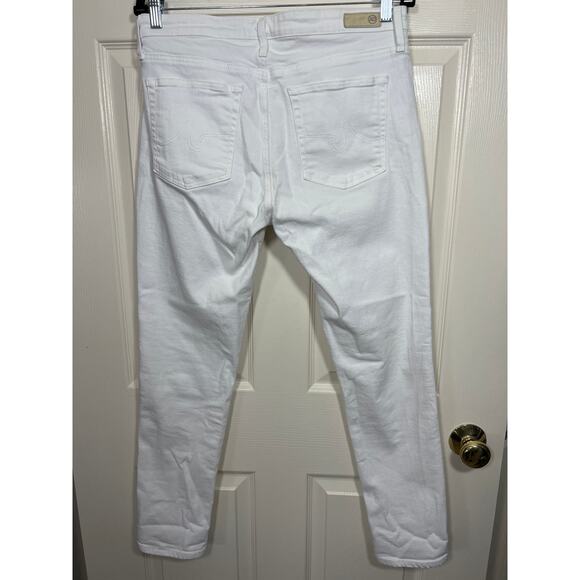 AG Adriano Goldschmied The Prima Cigarette Leg Jean in White size 30 / 10 - Picture 3 of 6